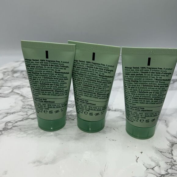 CLINIQUE 7 Day Scrub Cream Rinse-Off Formula 1 oz- Lot of 3 NEW! - Picture 2 of 2